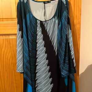 Lily Teal and Black Tunic/dress